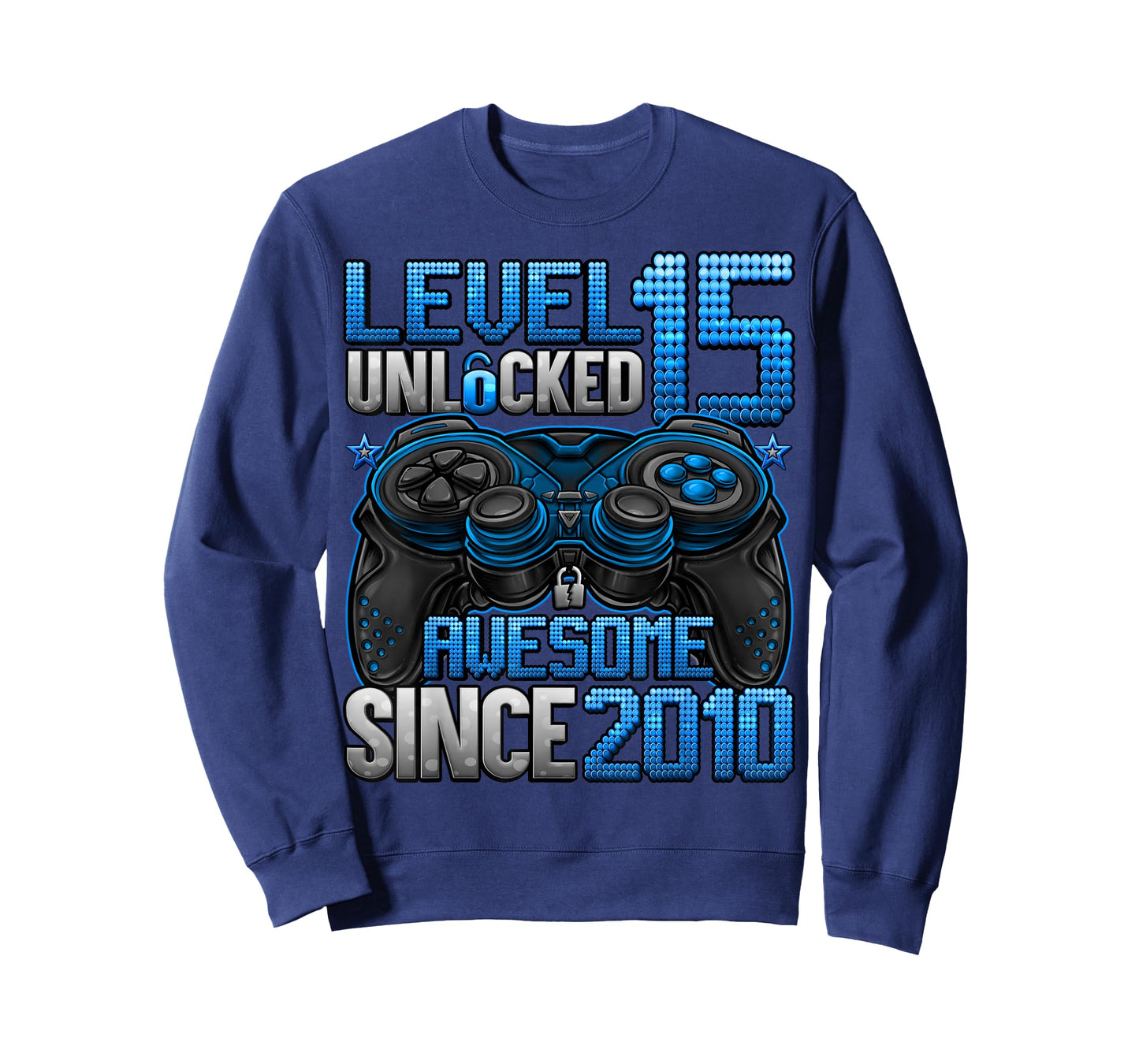 Level 15 Unlocked 15 Year Old Gifts Boys 15th Birthday Boy T-Shirt