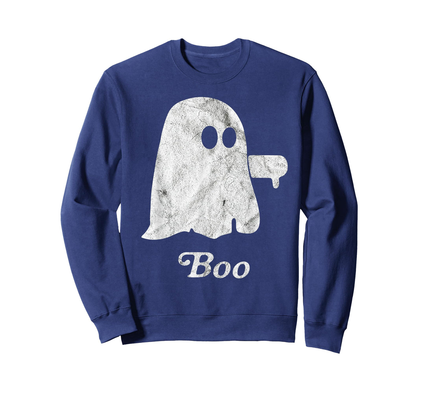 Boo Ghost Disapproval Ghost Halloween Funny Lazy Costume T-Shirt