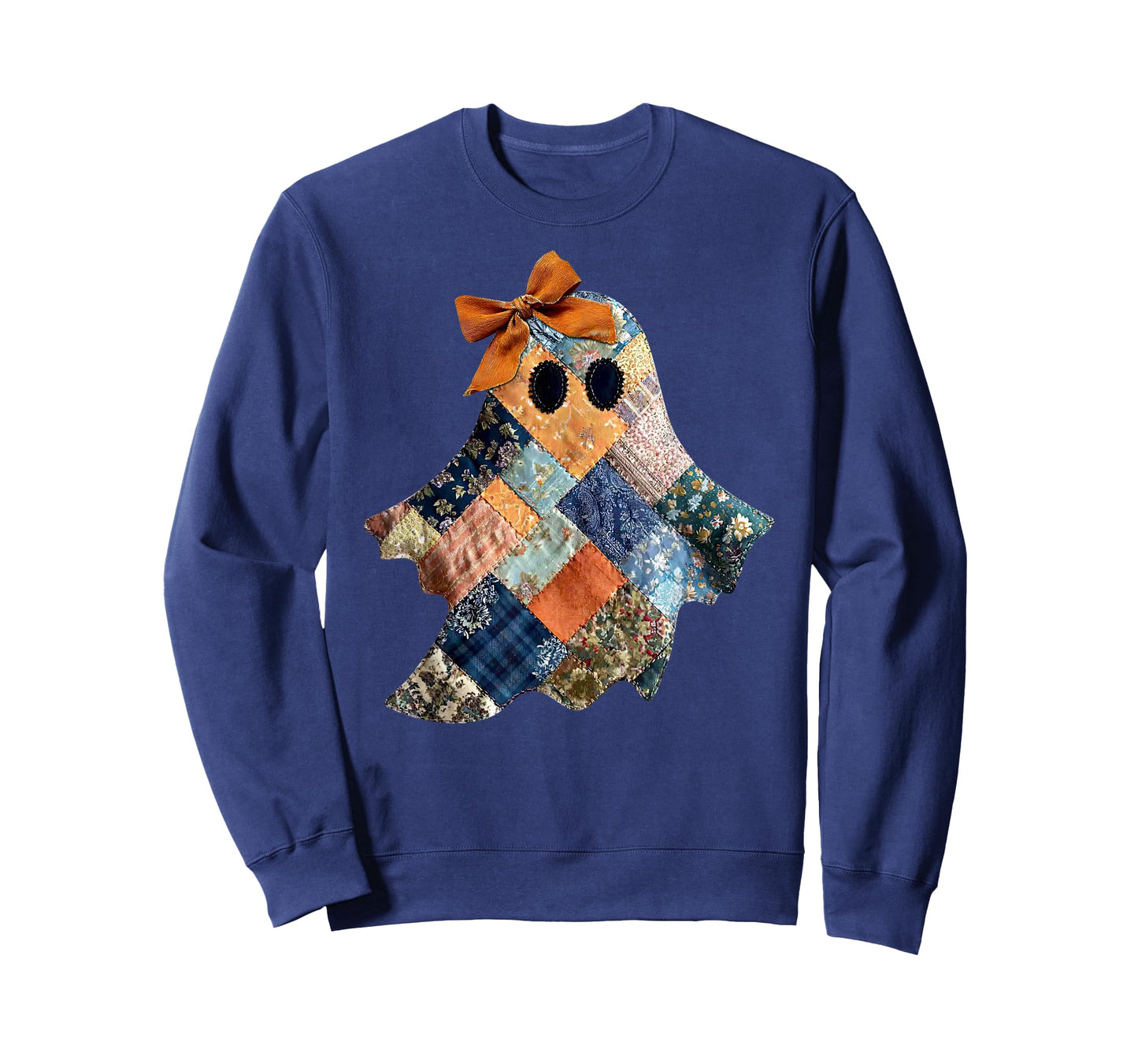 Patchwork Quilter Fall Ghost Bow Quilt Block Autumn Quilting T-Shirt