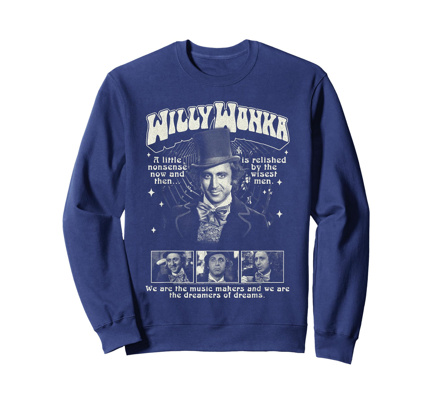Willy Wonka and The Chocolate Factory Wonka Collage Movie T-Shirt