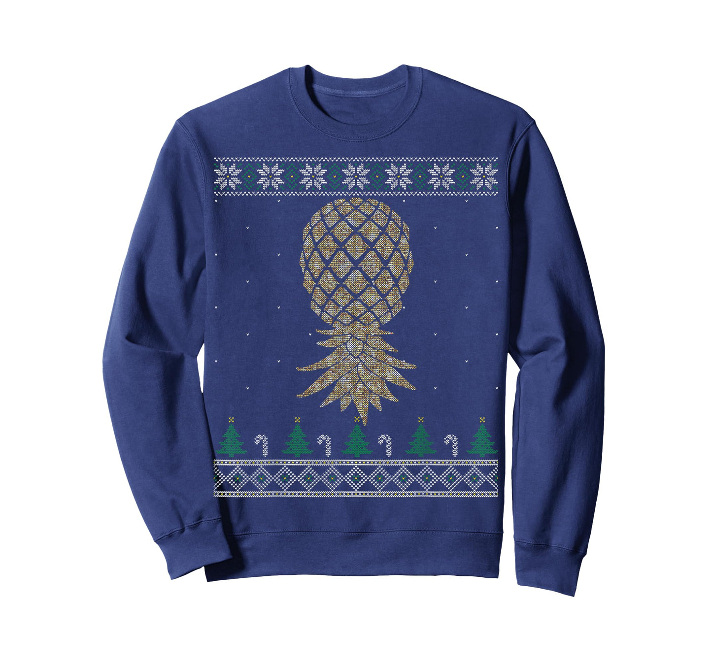 Swingers Upside Down Pineapple Party Ugly Christmas Sweater T-Shirt