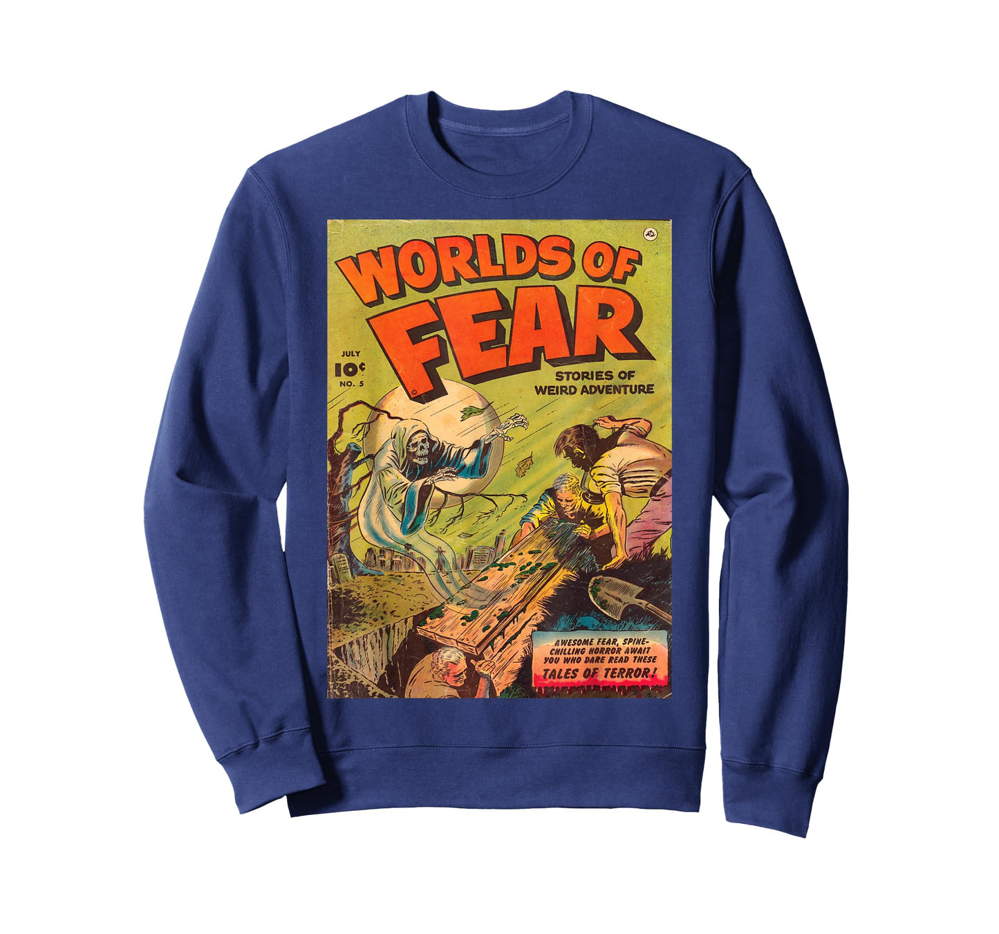 Halloween Horror Ghost Vintage Comic Book Retro haunted T-Shirt