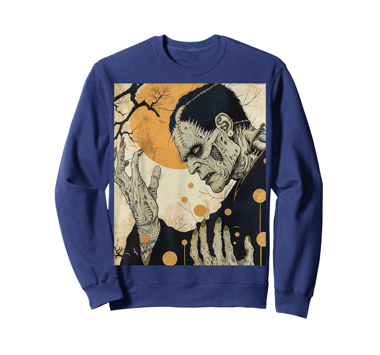 Frankenstein Horror Halloween Retro Vintage T-Shirt