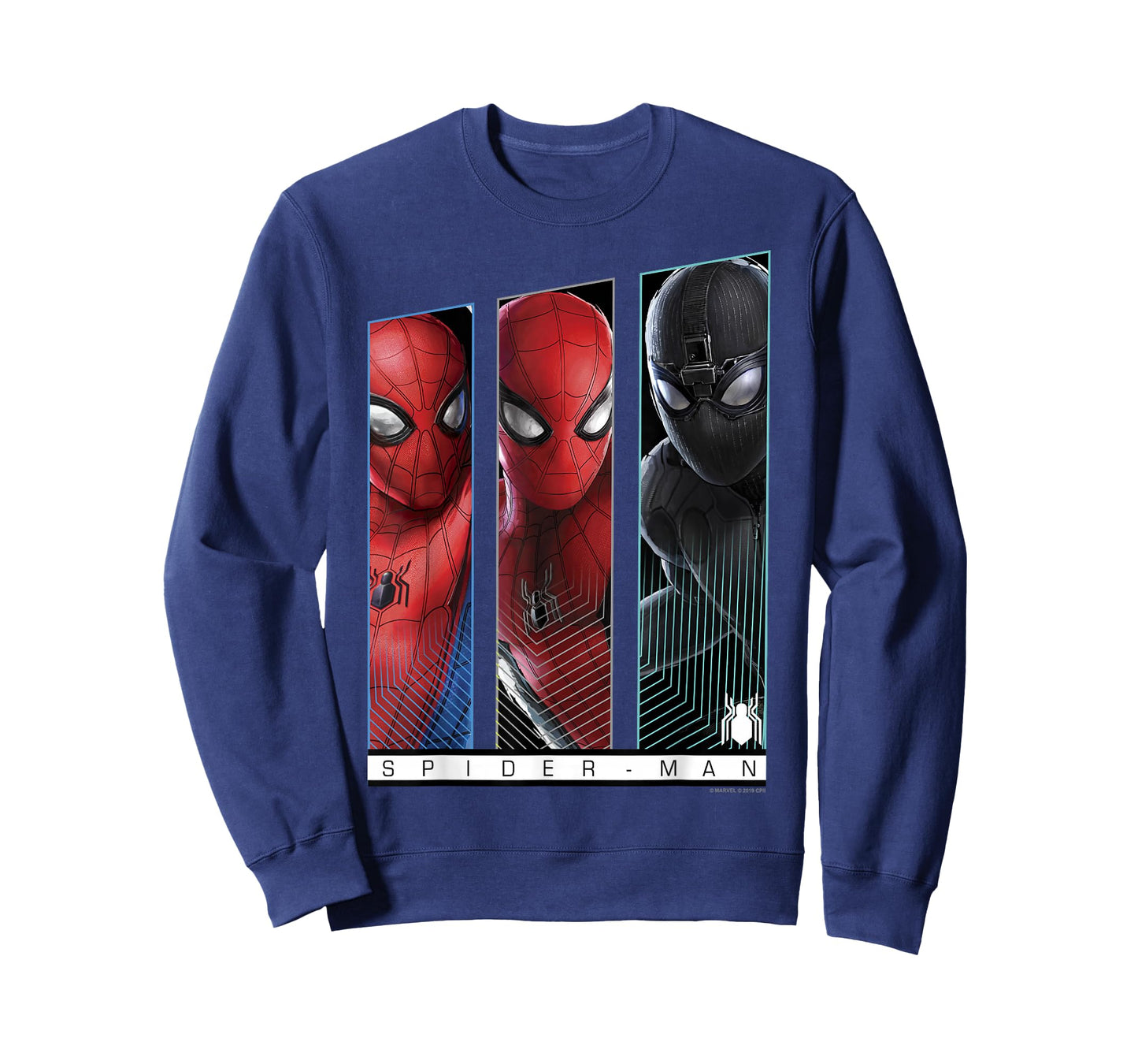 Marvel Spider-Man Far From Home Suits Panel Poster T-Shirt