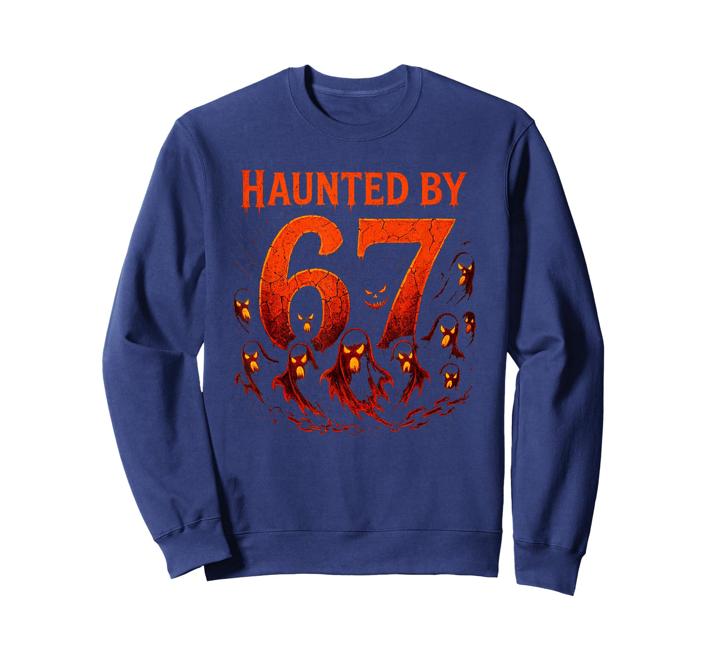Haunted by 67 Six Seven 6 7 Meme Gen Alpha Halloween Shirt T-Shirt
