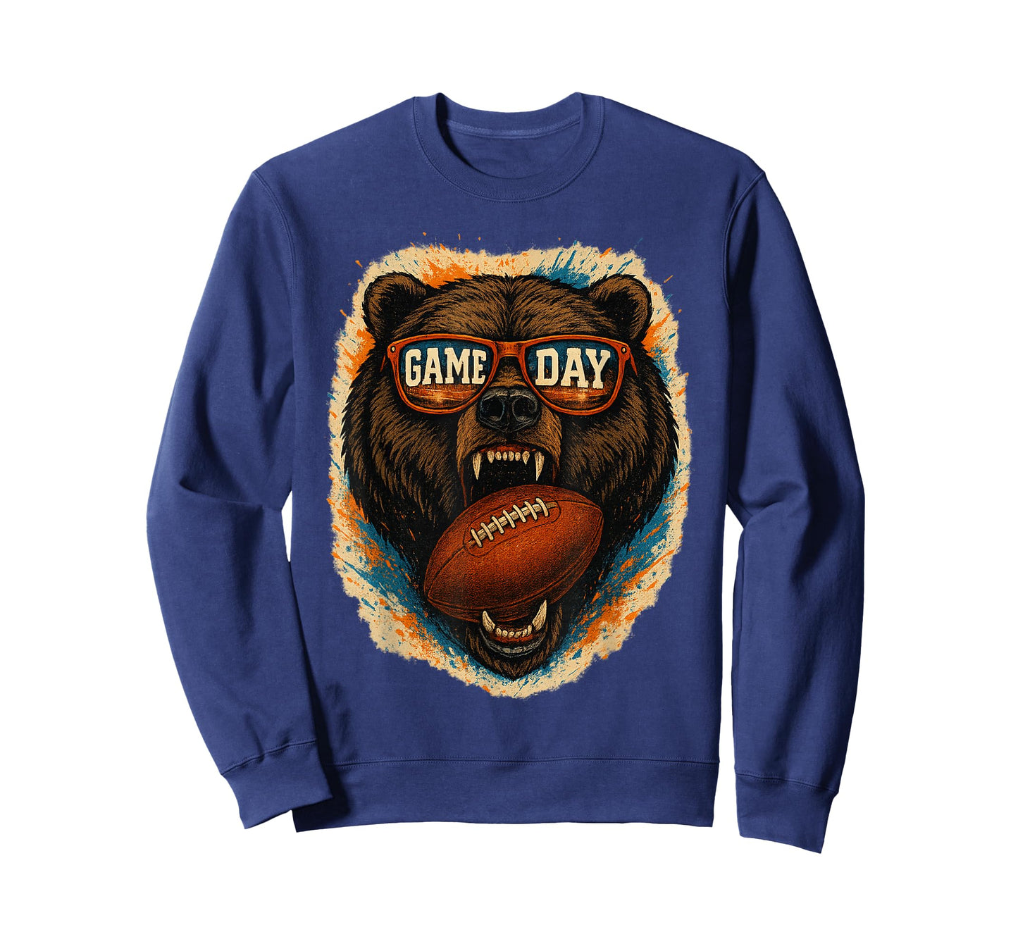 Funny Football Bear with Sunglasses, Game Day Bear T-Shirt