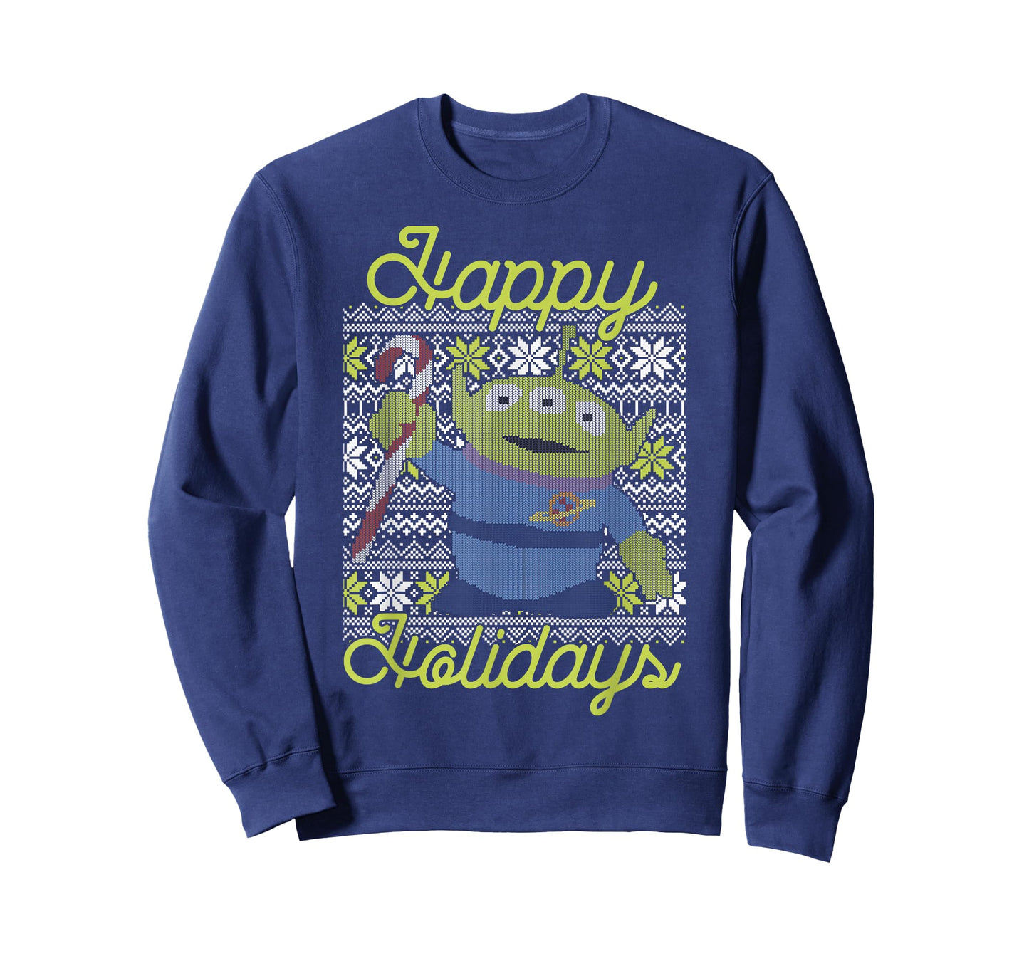 Disney Pixar Toy Story Christmas Alien Vintage Ugly Sweater T-Shirt