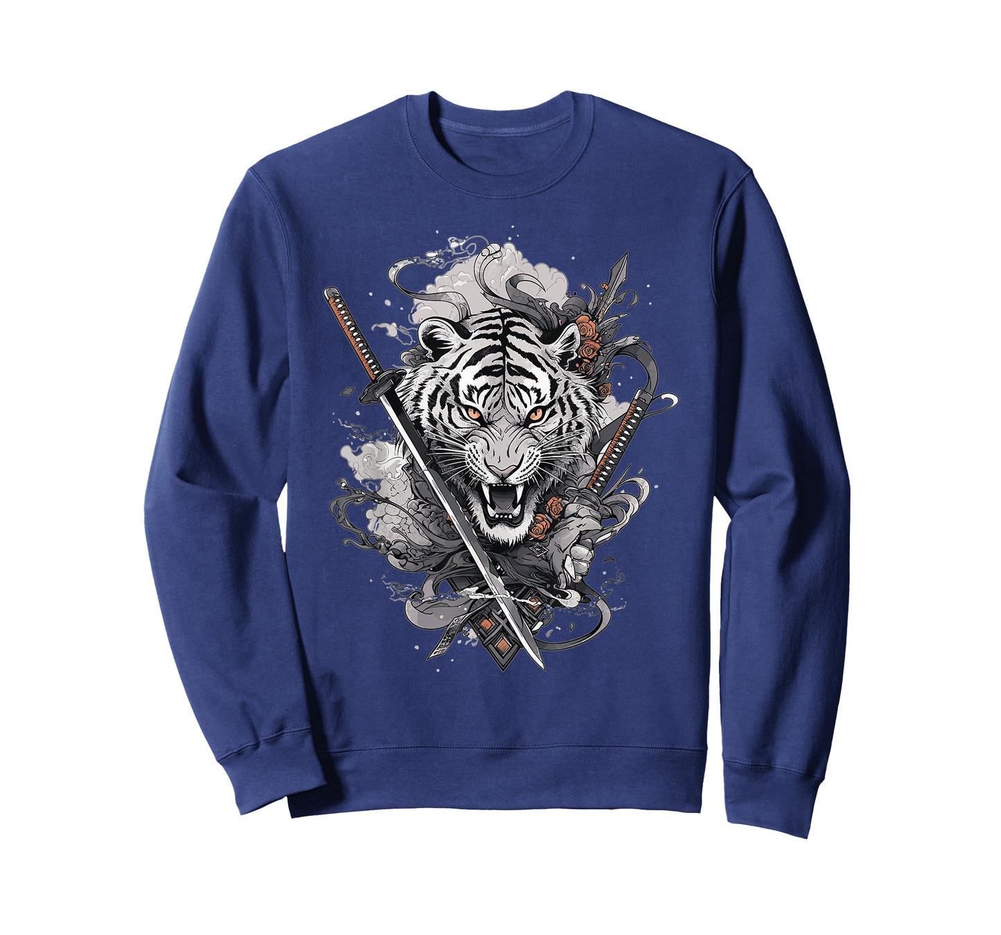 Japanese Samurai Ronin Sword Katana Japan Tiger Tattoo T-Shirt
