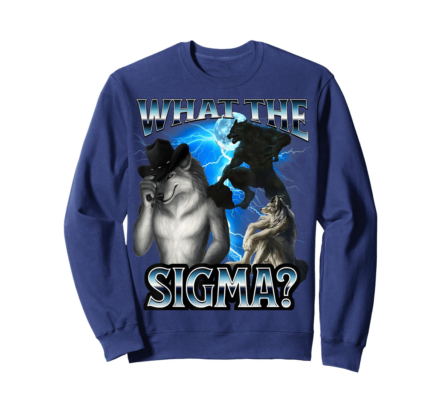 Funny Alpha Wolf Meme What The Sigma Bootleg T-Shirt