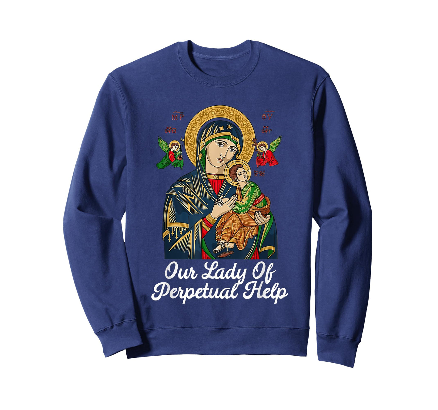 Our Lady of Perpetual Help Blessed Mother Mary Catholic T-Shirt