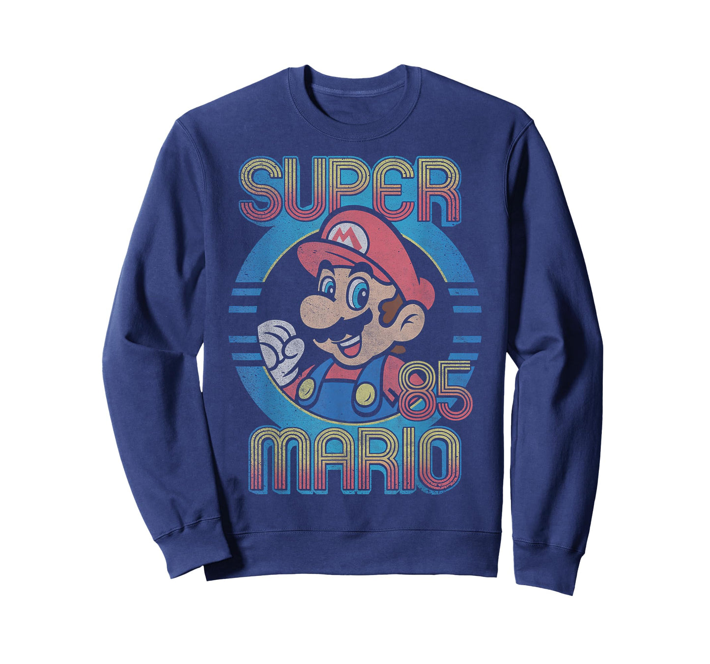 Nintendo Super Mario Retro Circle Vintage T-Shirt