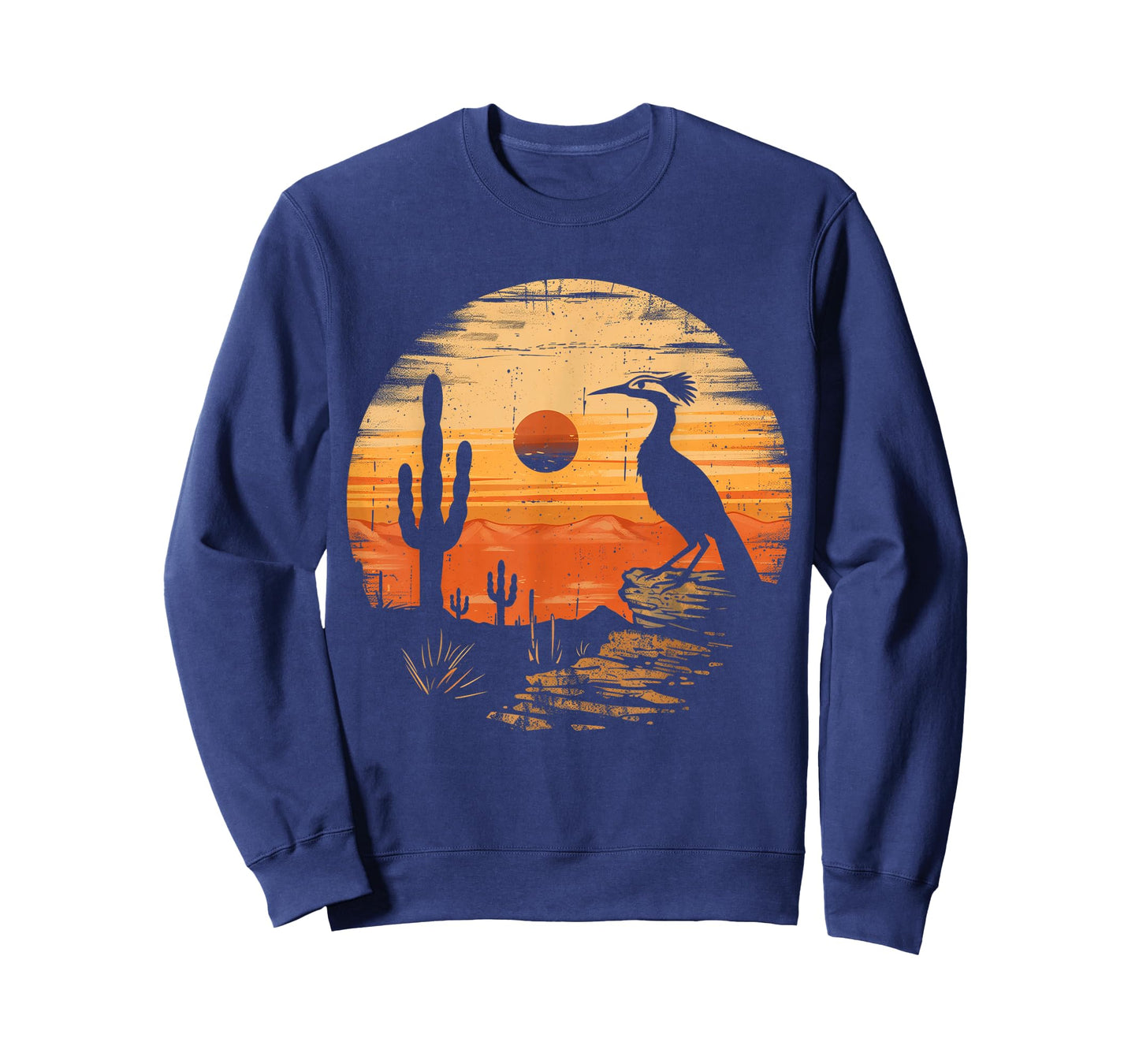 Roadrunner Bird Desert Landscape Cactus Arizona Texas Nevada T-Shirt