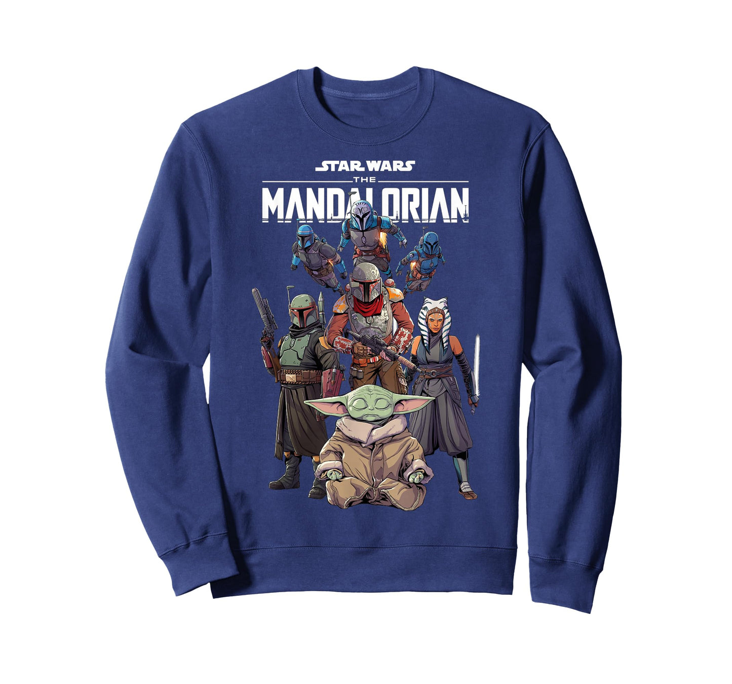 Star Wars: The Mandalorian Group Shot Hero Poster T-Shirt