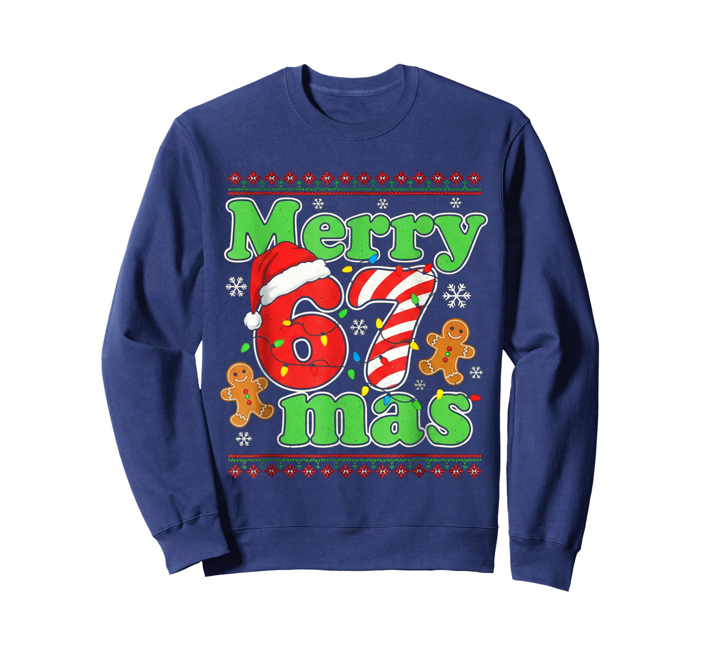 Funny Merry 67 mas Christmas Holiday Women Kids Xmas Ugly T-Shirt
