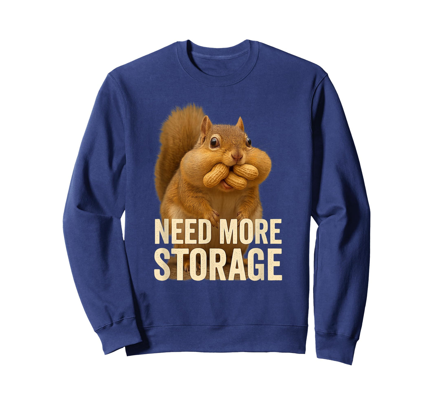 Need More Storage Funny Squirrel Peanut IT Tech Joke T-Shirt
