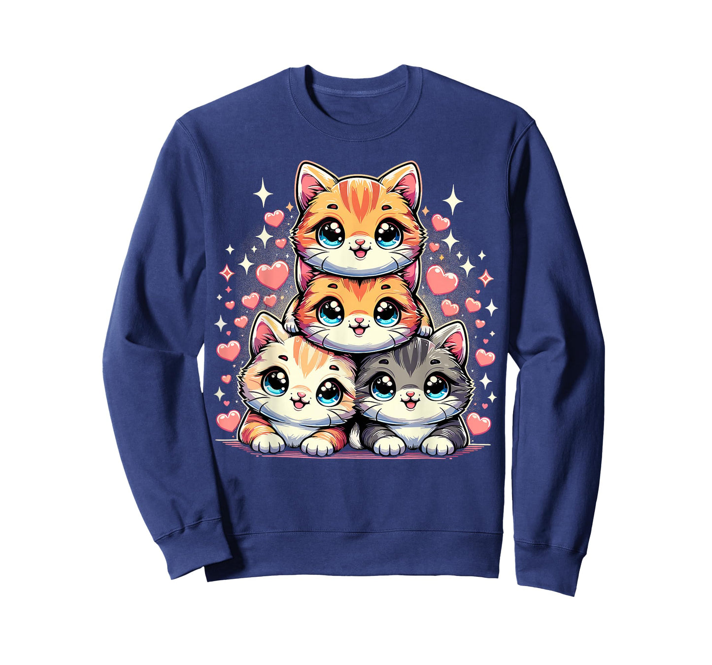 Cat Cute Anime Kawaii Cats T-Shirt
