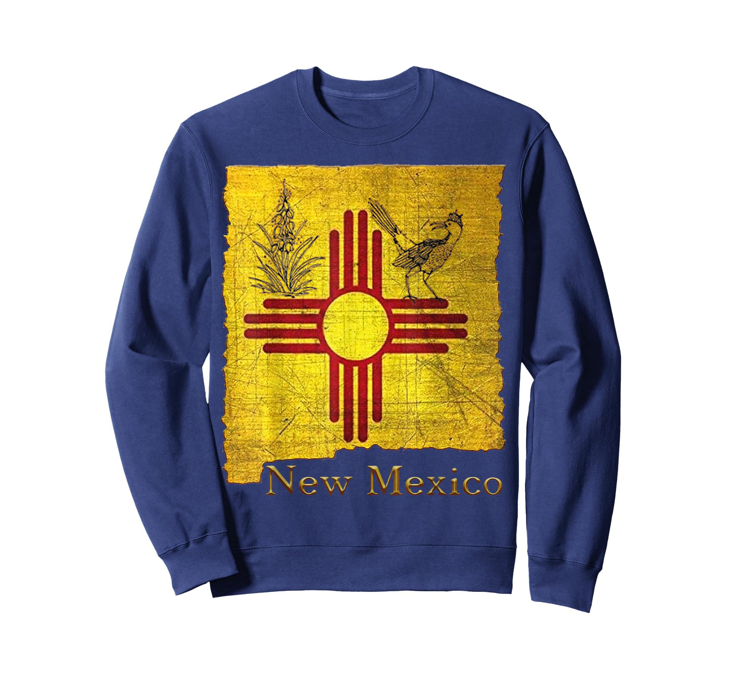 New Mexico Land of Enchantment roadrunner yucca Santa Fe NM T-Shirt