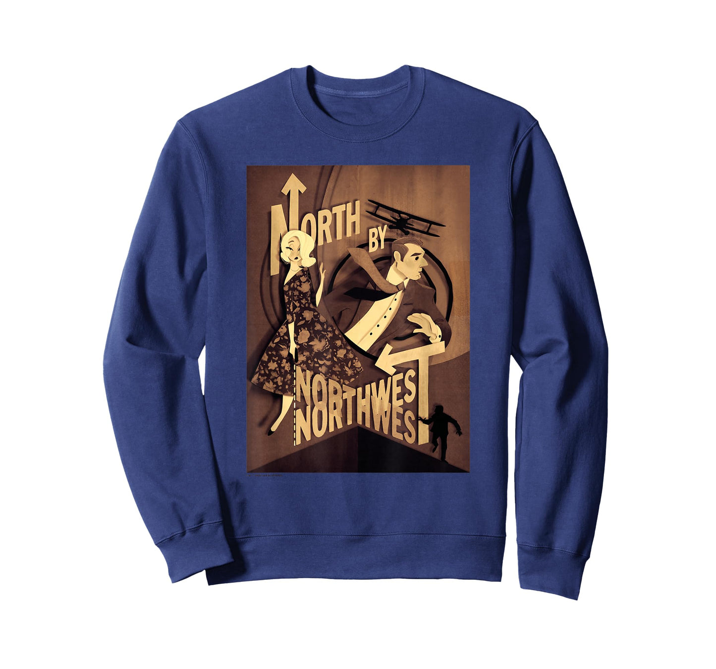 WB100 North by Northwest Sepia Tone Fine Art Poster T-Shirt