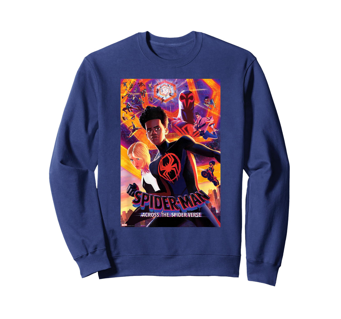 Marvel Spider-Man: Across The Spider-Verse Infinite Spiders T-Shirt