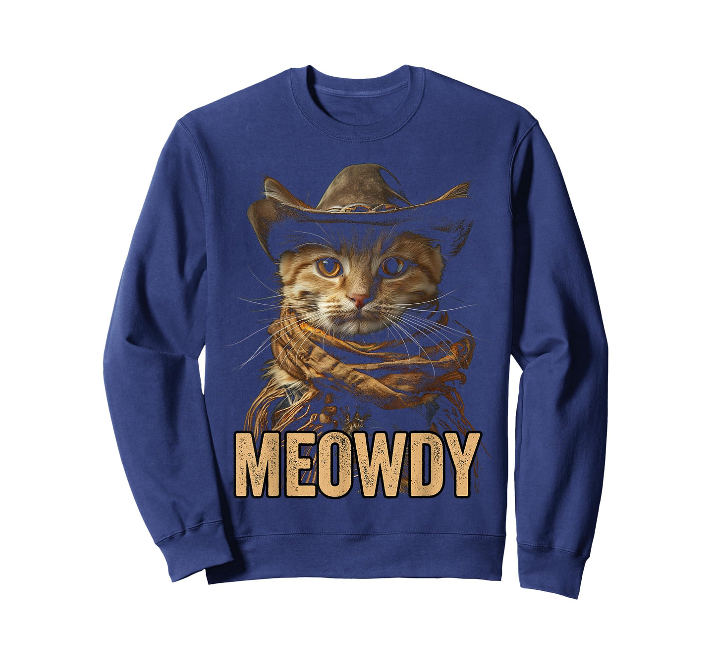 Meowdy Cat Shirt Meowdy Cowboy Cat Country Western Funny Cat T-Shirt