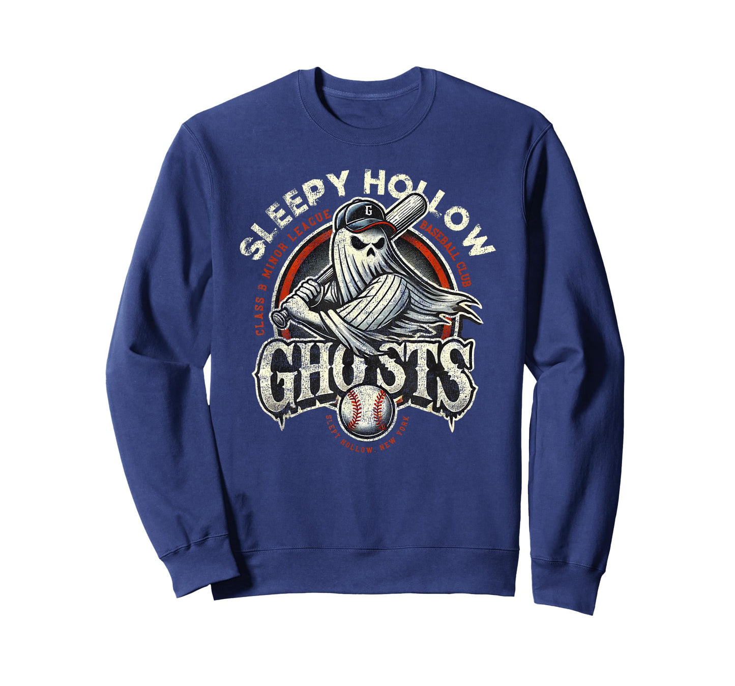 Halloween Sleepy Hollow Ghosts Minor League Baseball T-Shirt
