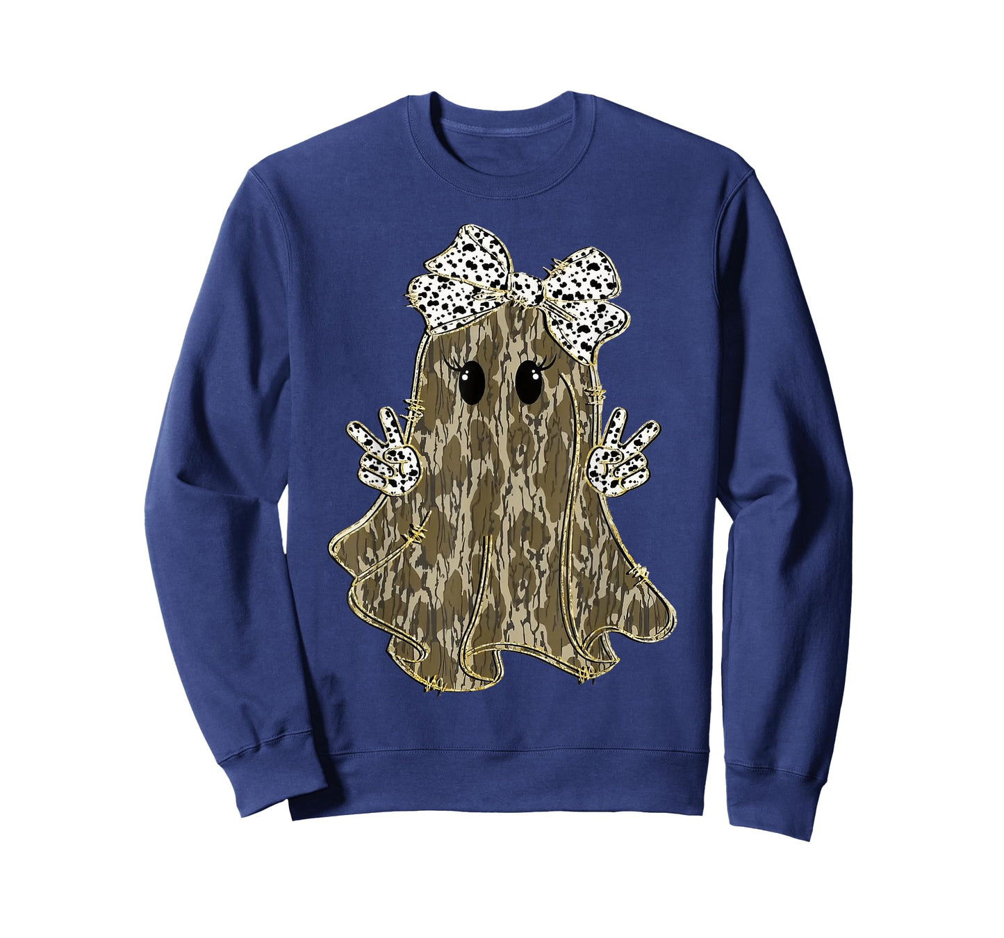 Funny Halloween Camouflage Camo Ghost Hello Hunting Season T-Shirt