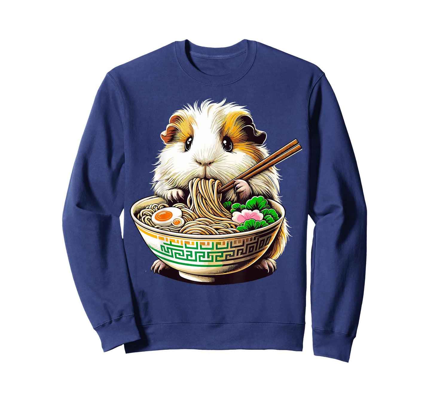 Guinea Pig Eating Japanese Ramen Kawaii Guinea Pig T-Shirt