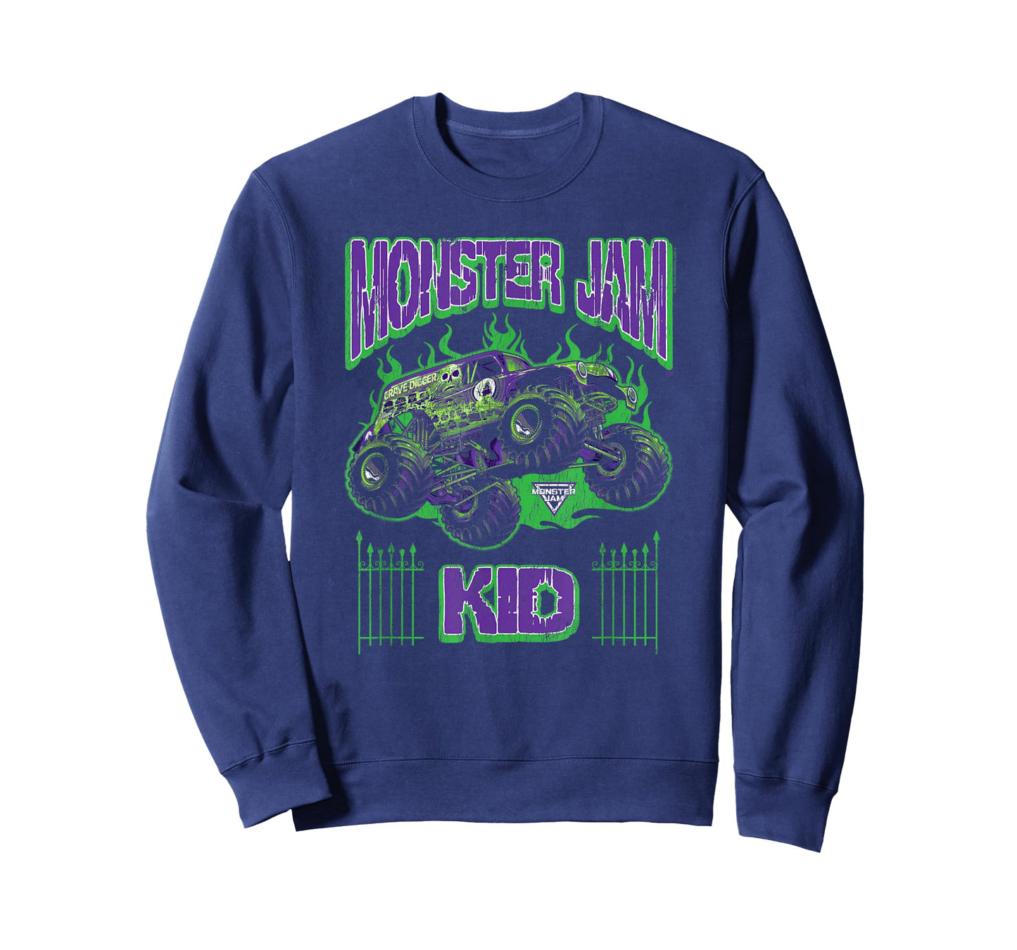 Monster Jam Grave Digger Kid Family Motorsports T-Shirt