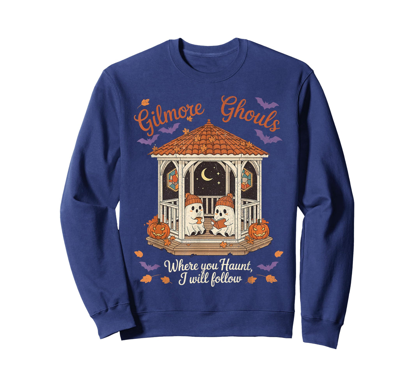 Gilmore Ghouls Cute Halloween Ghost Spooky Season Fall T-Shirt