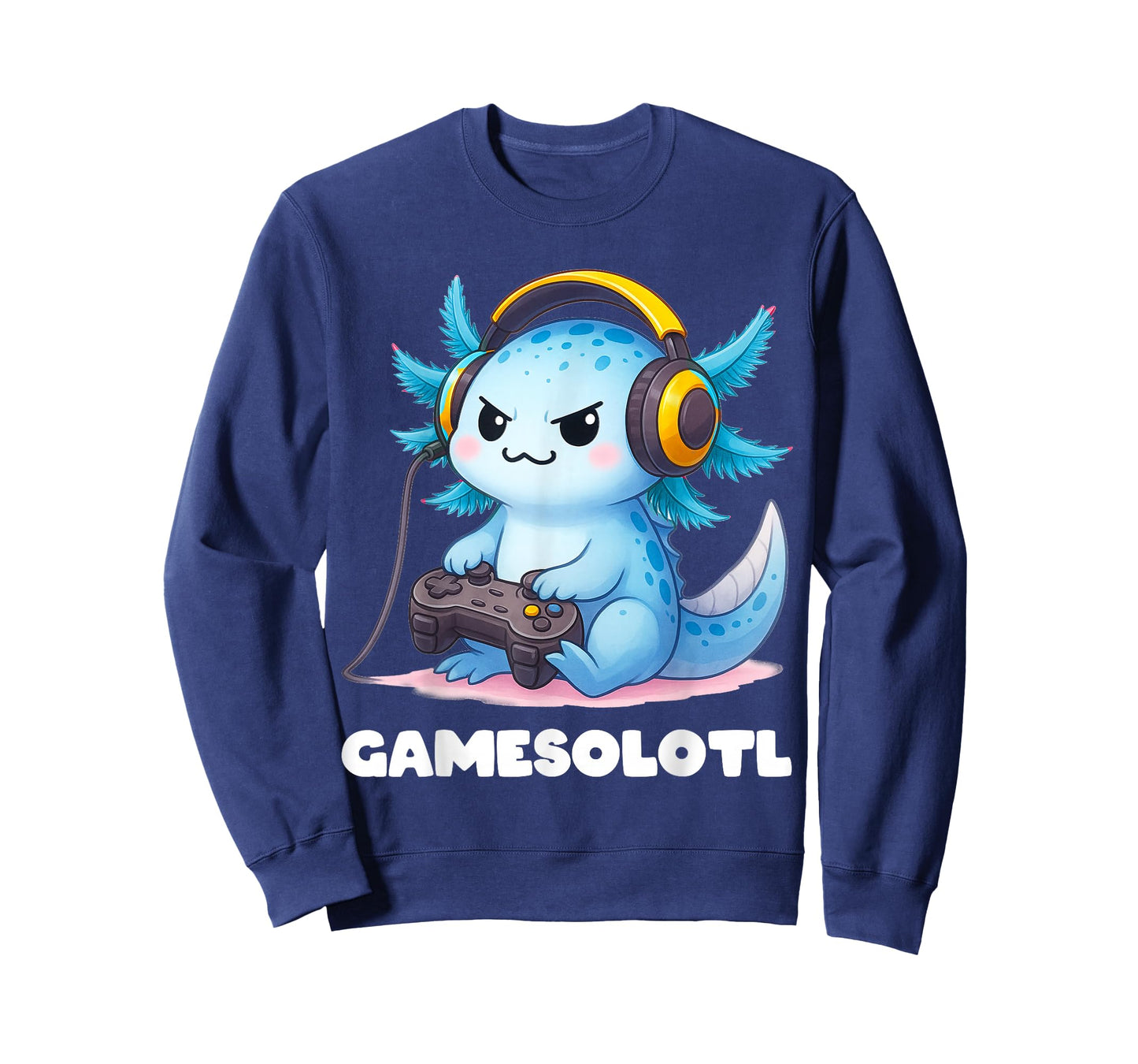 Anime Gamesolotl Axolotl Boys 10-12 Kid Gamer Gaming Clothes T-Shirt