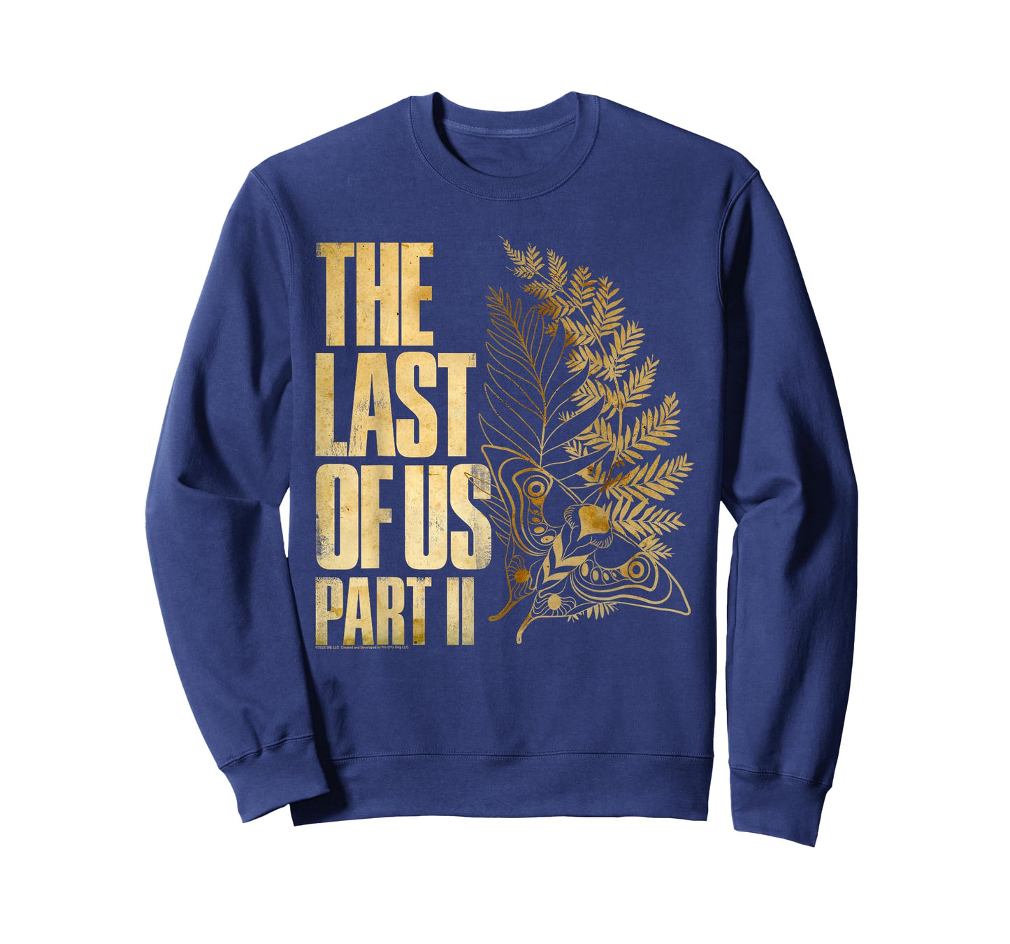 The Last of Us Part II Golden Moth and Leaves Video Game T-Shirt