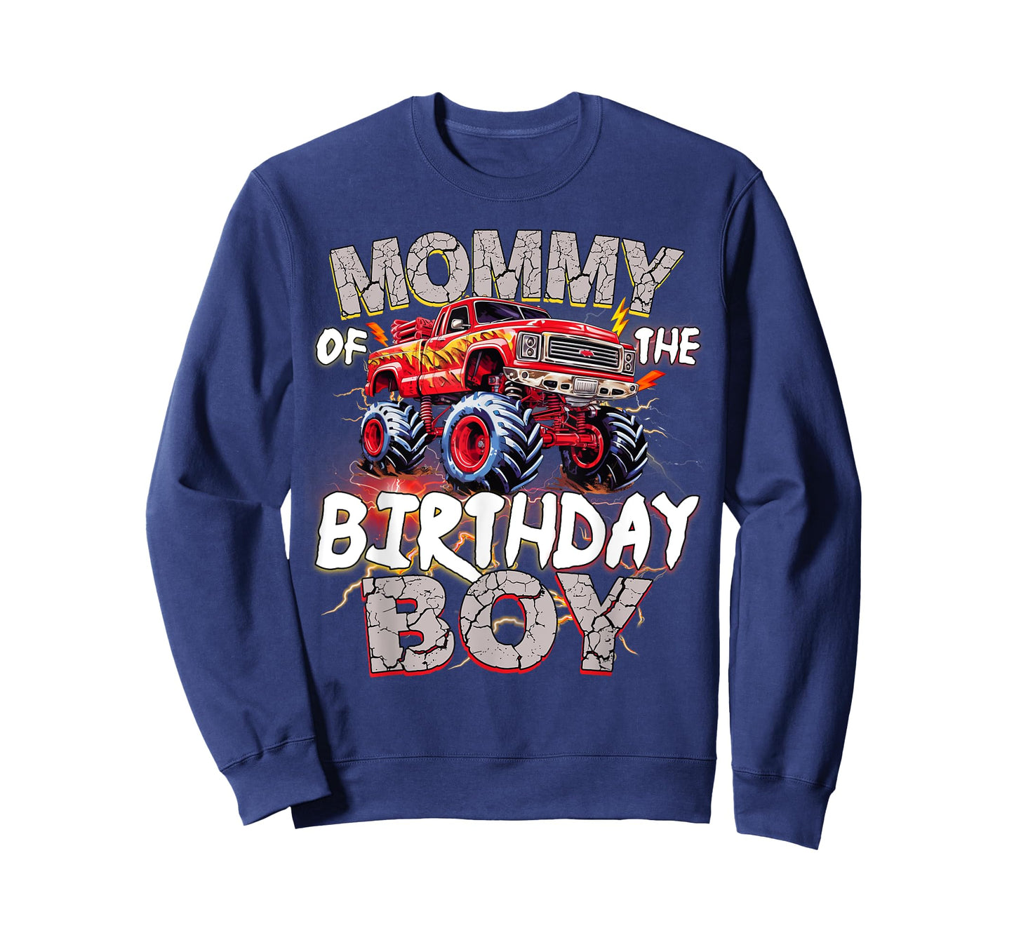 Mommy Of The Birthday Boy Monster Truck Birthday Family T-Shirt