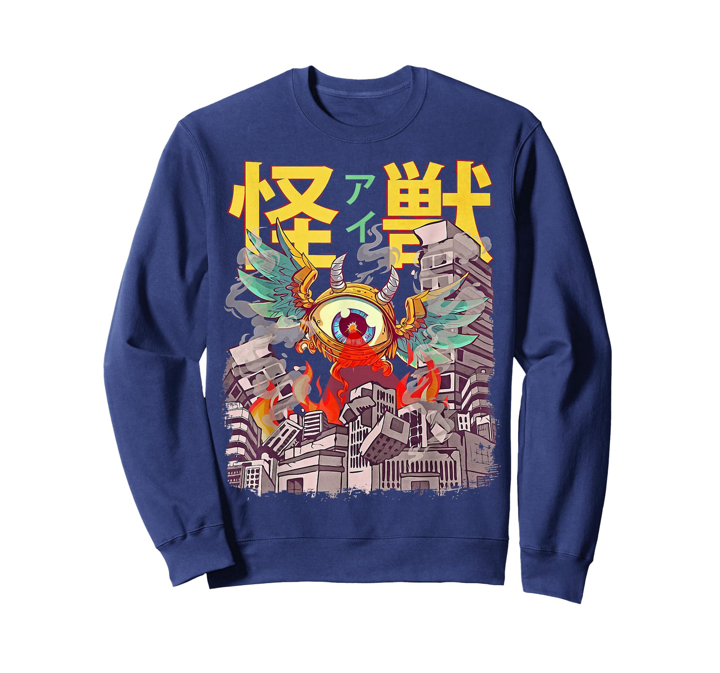 Kaiju Flying Eyeball Japanese Anime Monster Weirdcore T-Shirt