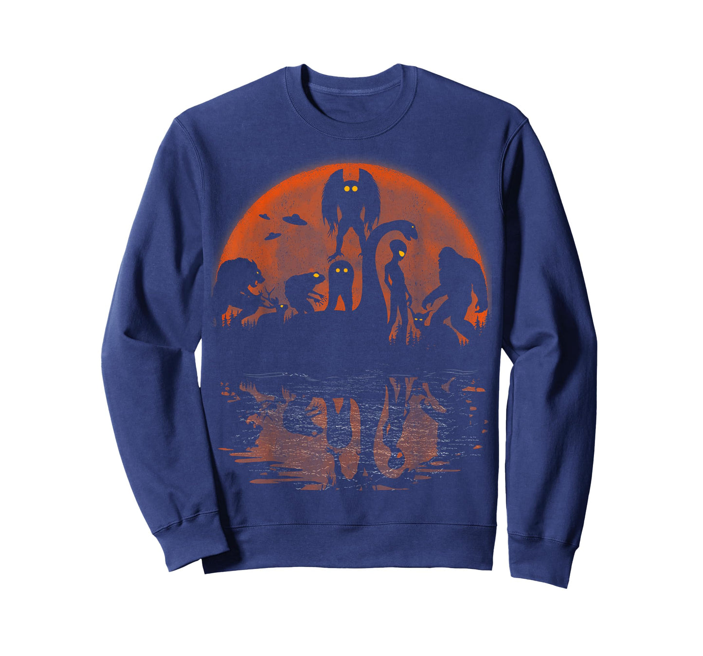 Funny Cryptid Bigfoot Loch Ness Mothman Myth UFOs and Aliens T-Shirt