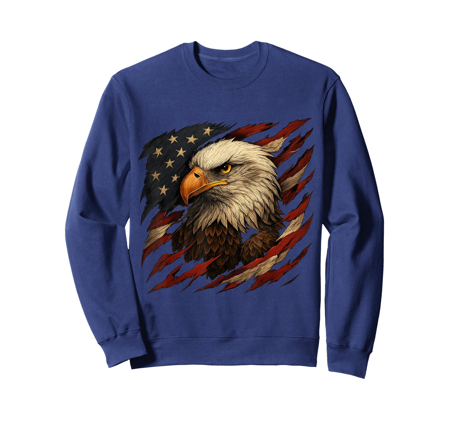 American Bald Eagle, American Flag, Vintage USA Flag T-Shirt