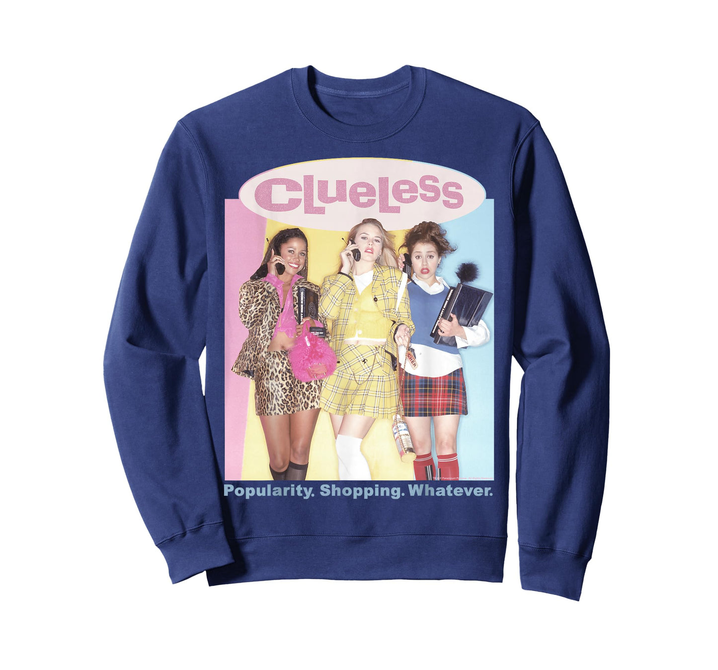 Clueless Cher's Trio Popularity Shopping Graphic T-Shirt T-Shirt