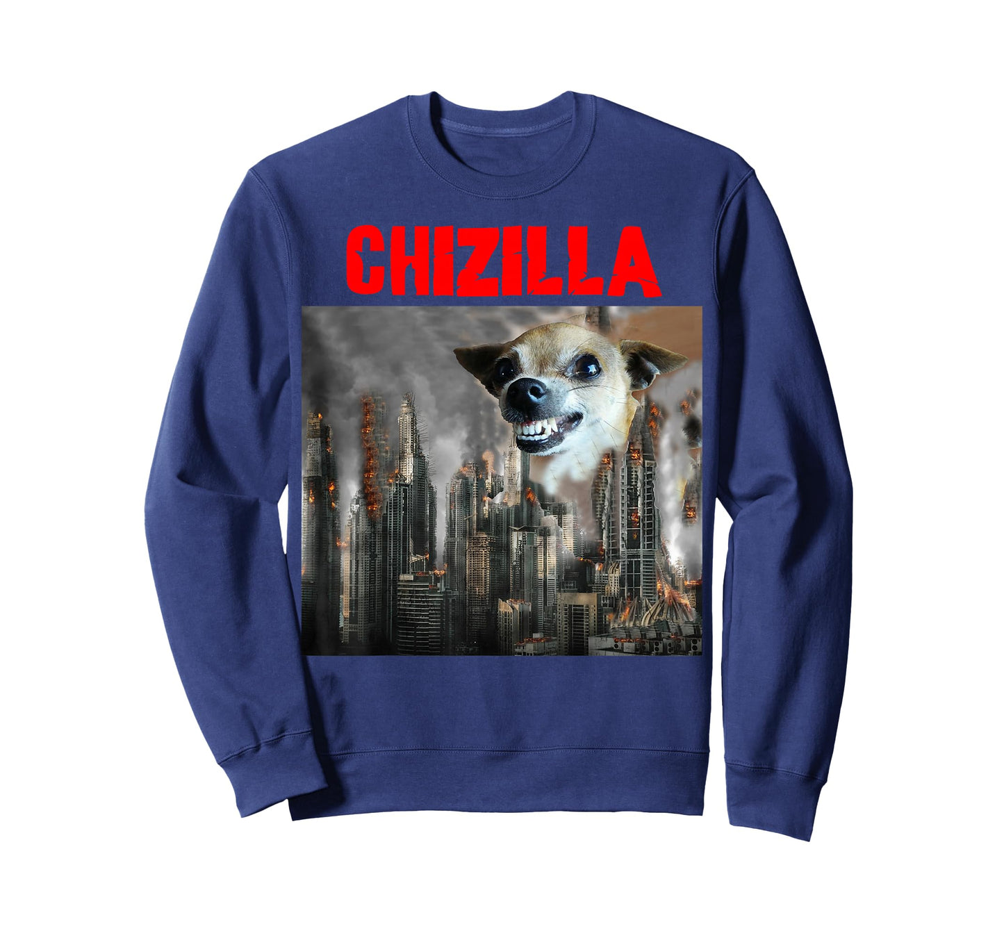 Chihuahua Dog Lovers - Watch Out for the Monster CHIZILLA!!! T-Shirt