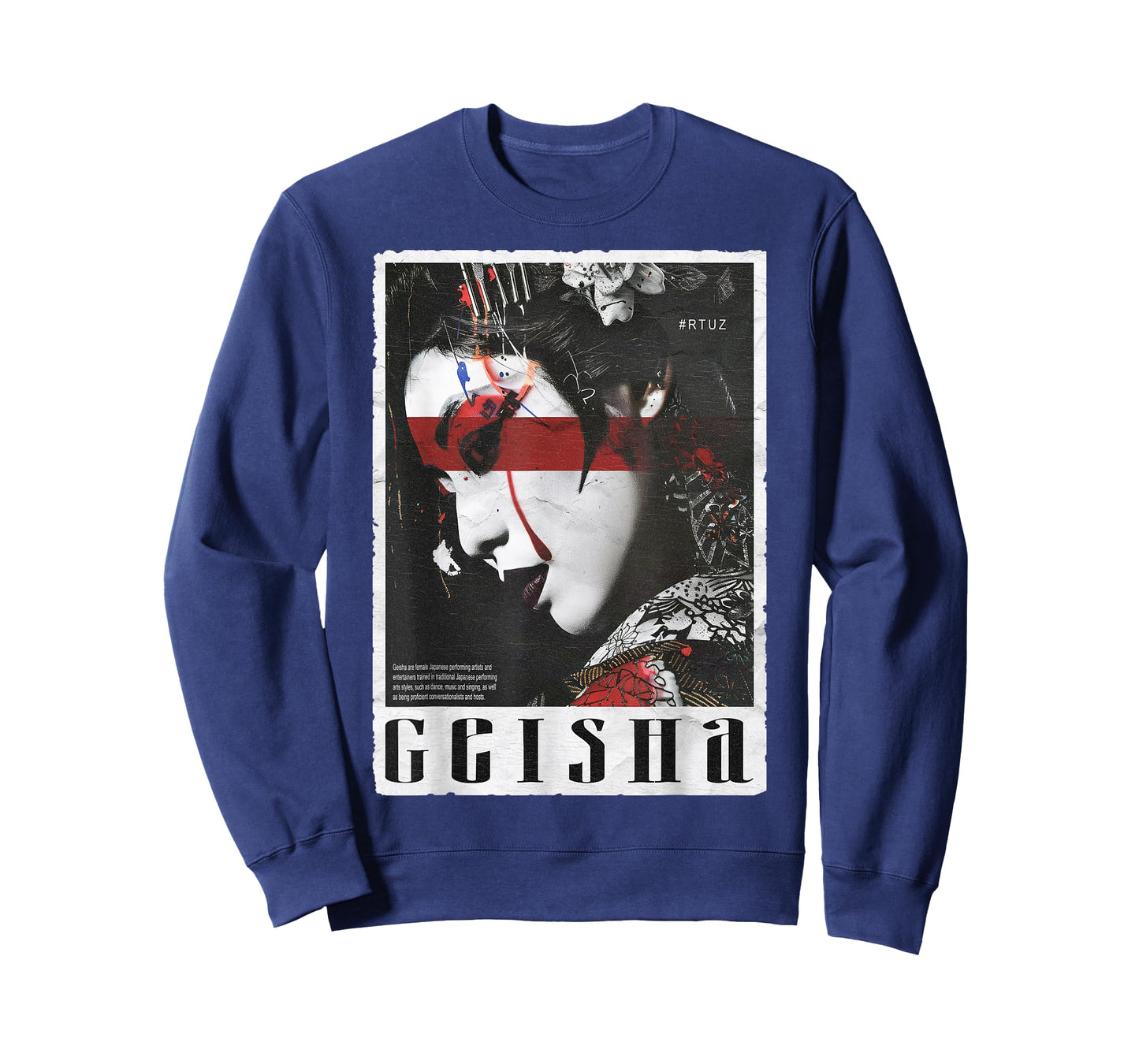Hip Hop Y2K Vintage Hipster Edgy Urban Streetwear Geisha T-Shirt