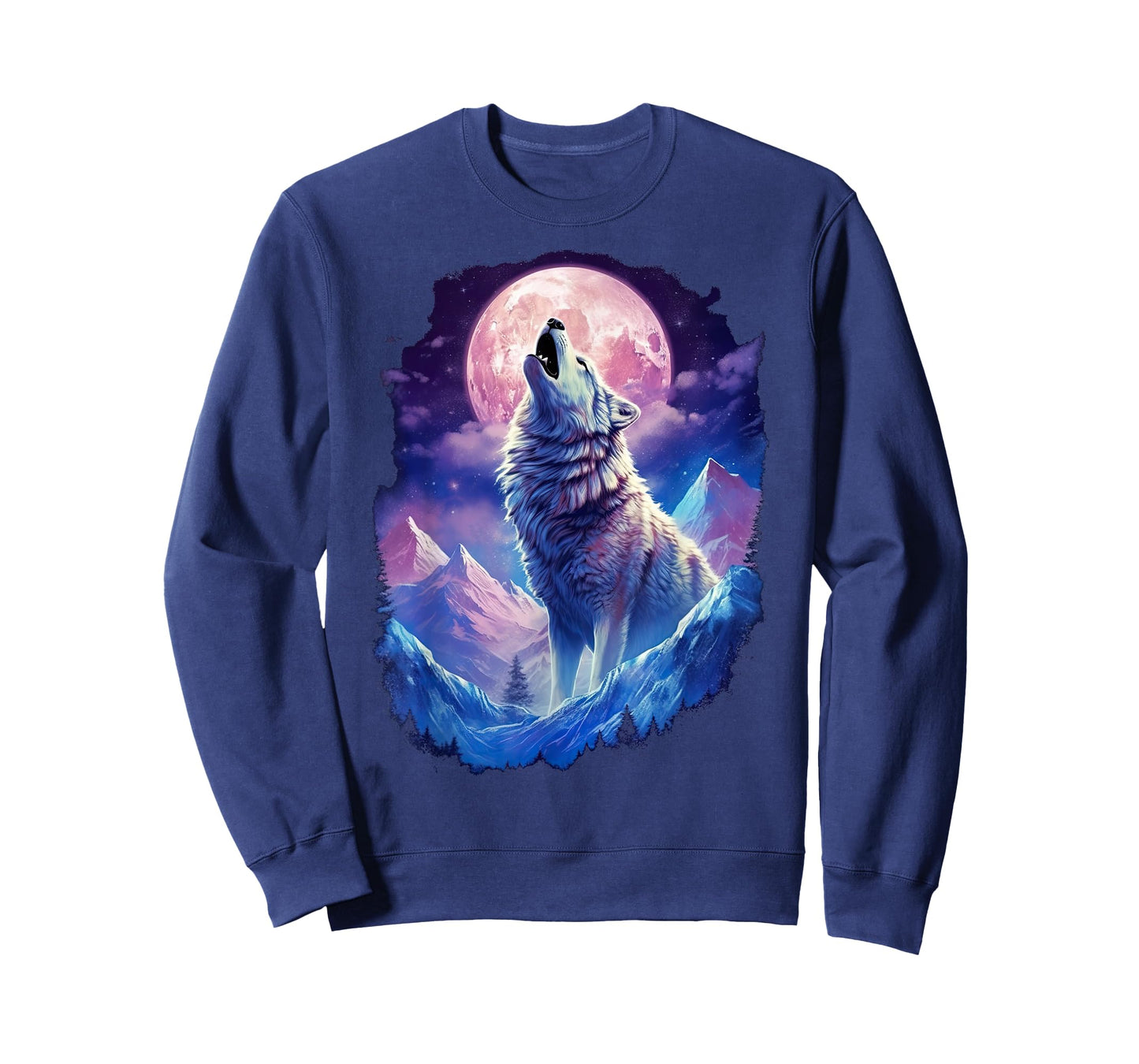 Wolf Moon Howling Funny Wolves pack of wolves T-Shirt