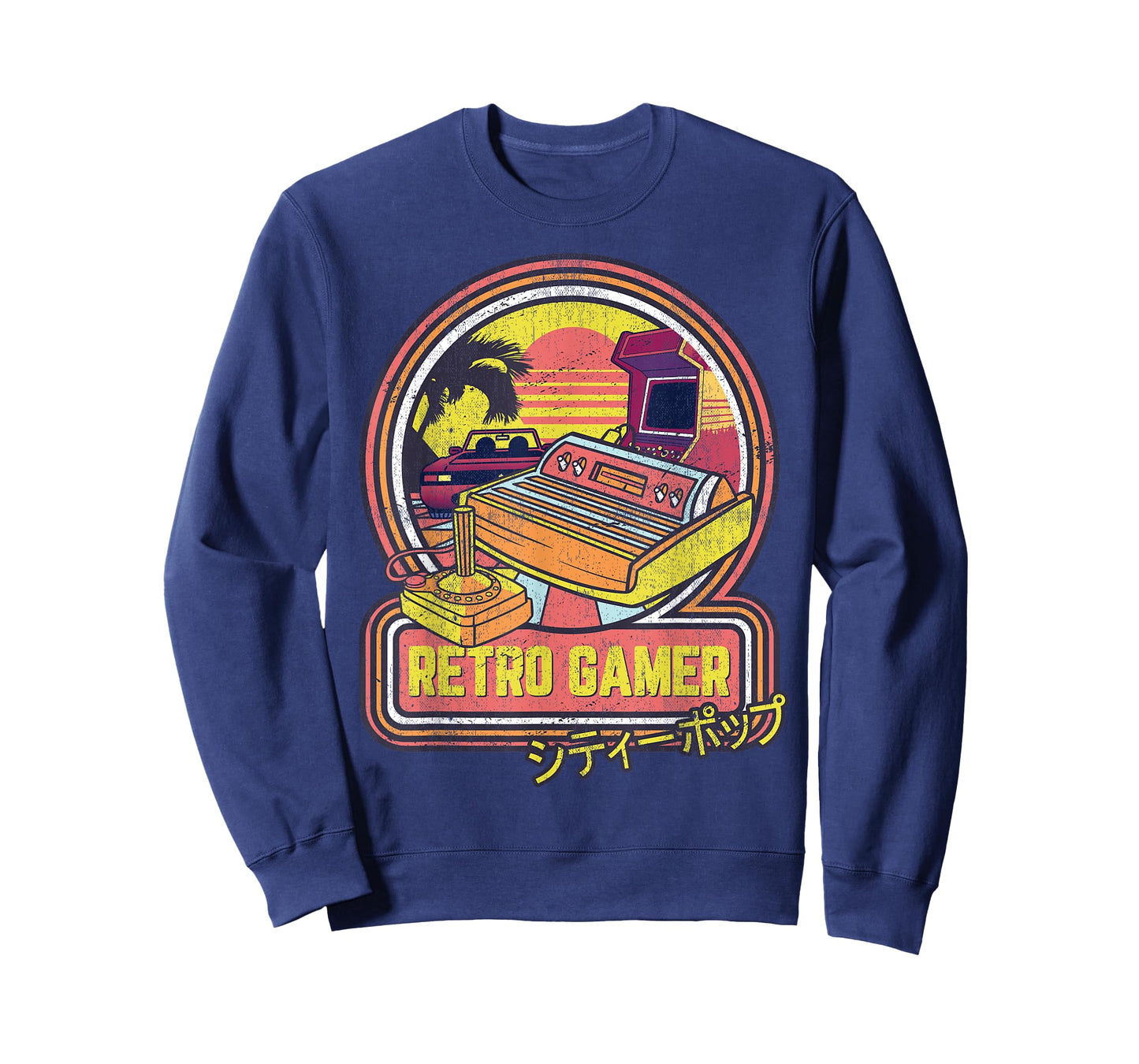 Retro Gamer Vintage 80s & 90s Japanese Arcade Video Games T-Shirt
