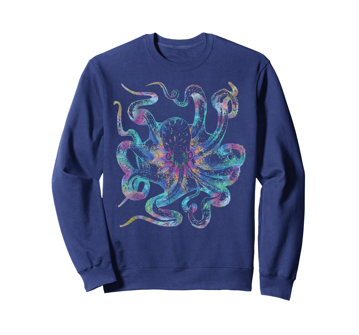 Psychedelic Octopus Gift - Colorful Trippy Kraken Ocean Sea T-Shirt