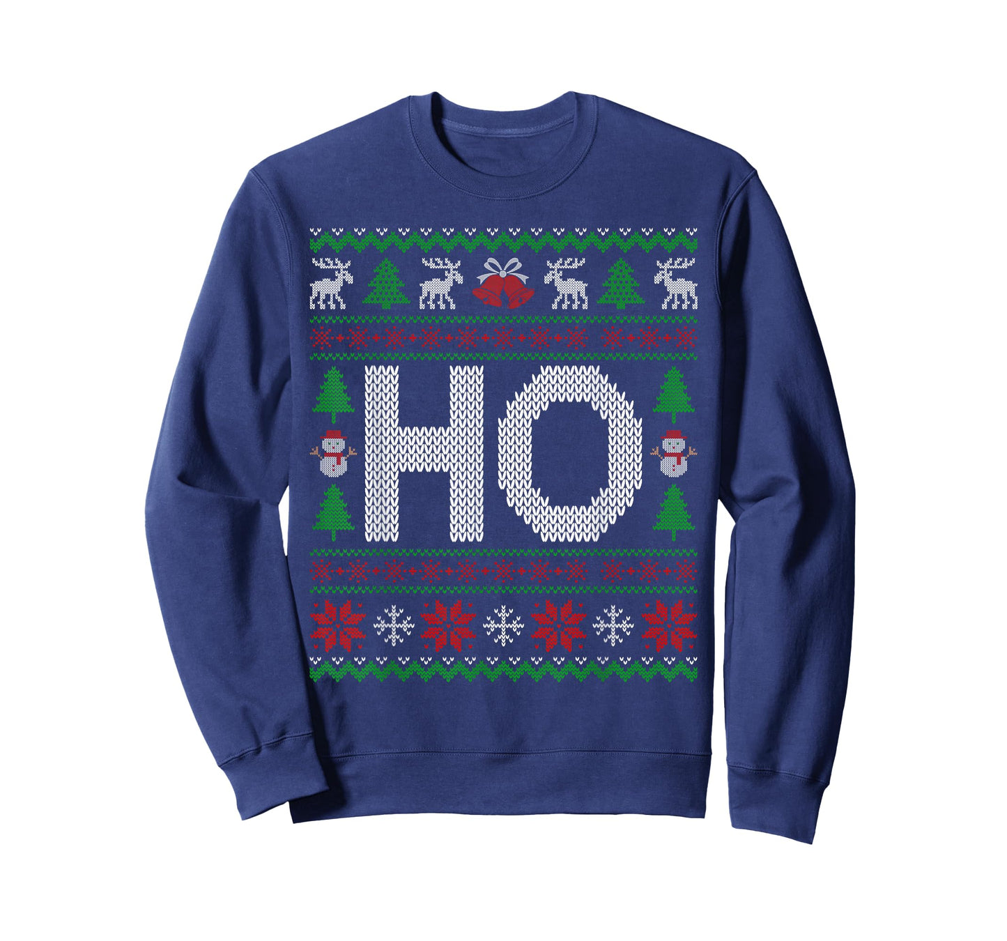 HO Where My Ho's at Matching Couples Ugly Christmas Sweater T-Shirt