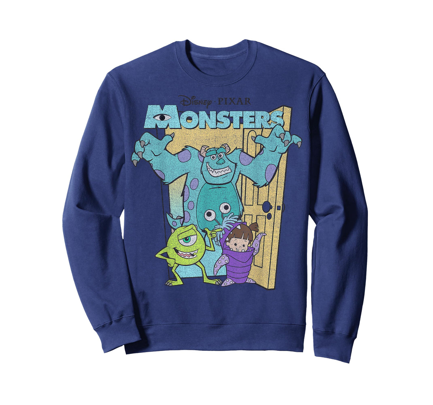 Disney Pixar Monsters Inc. Mike Sully Boo Group Poster T-Shirt