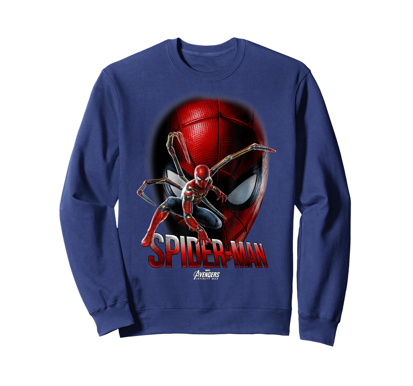 Marvel Infinity War Spider-Man Game Face Graphic T-Shirt T-Shirt