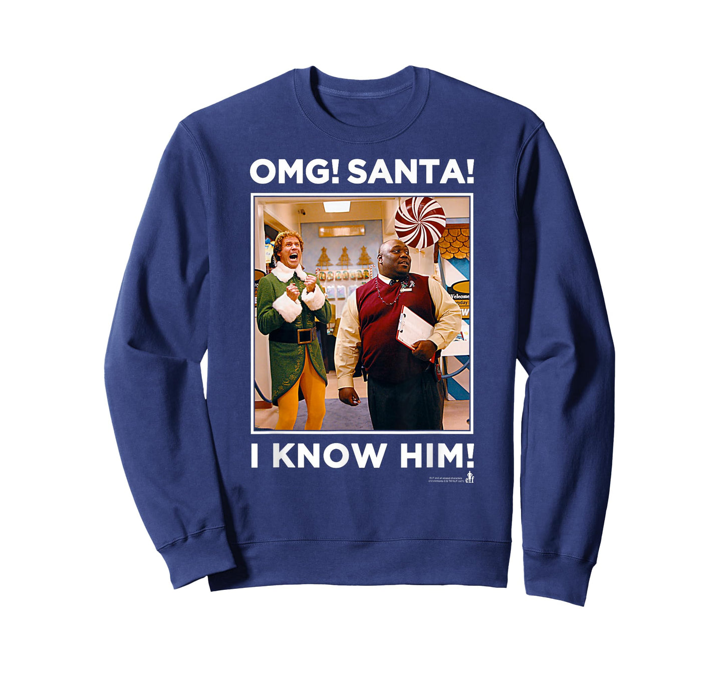 Elf I Know Him! Store Scene Funny Christmas T-Shirt