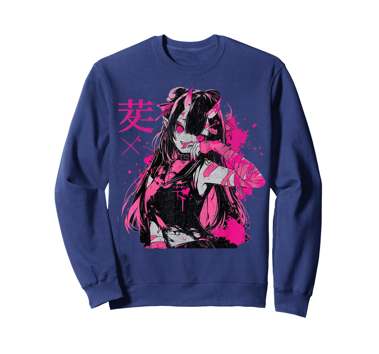 Alternative Vaporwave Gothic Sad Alt Grunge Woman Goth Grunge Demon Anime Girl Waifu Horror Alt Aesthetic T-Shirt
