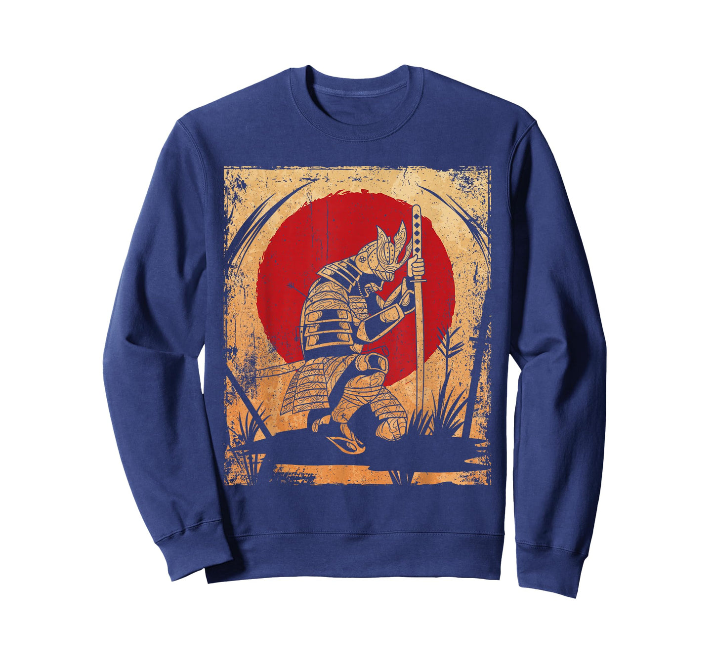 Samurai Japanese Art Vintage Fighter Retro T-Shirt