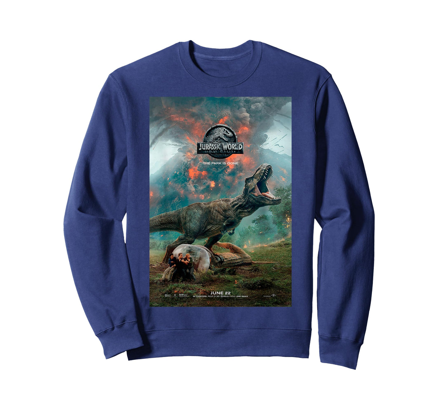 Jurassic World: Fallen Kingdom T-Rex Poster Graphic T-Shirt T-Shirt