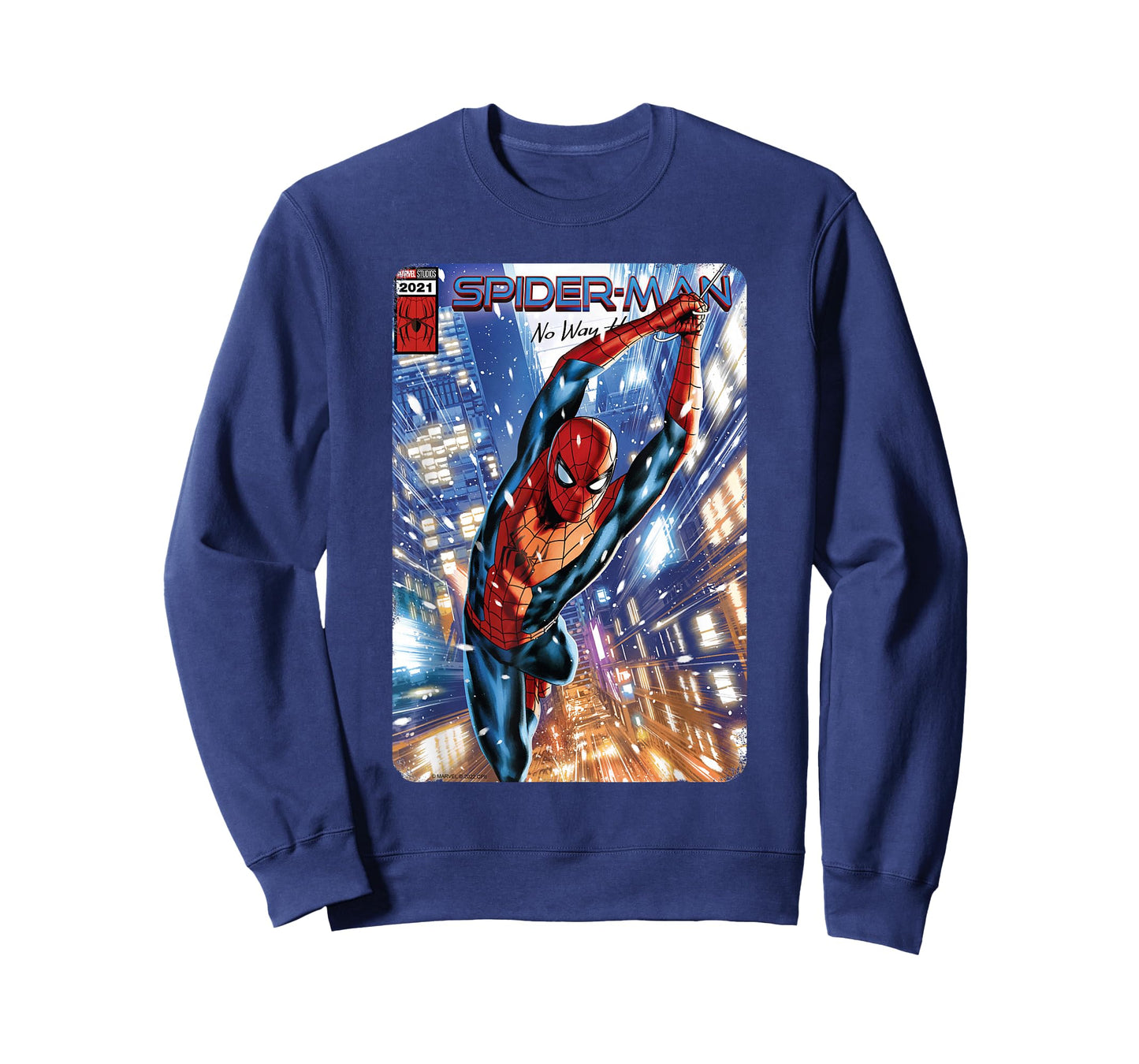 Marvel Spider-Man: No Way Home Red and Blue Suit comic book cover T-Shirt