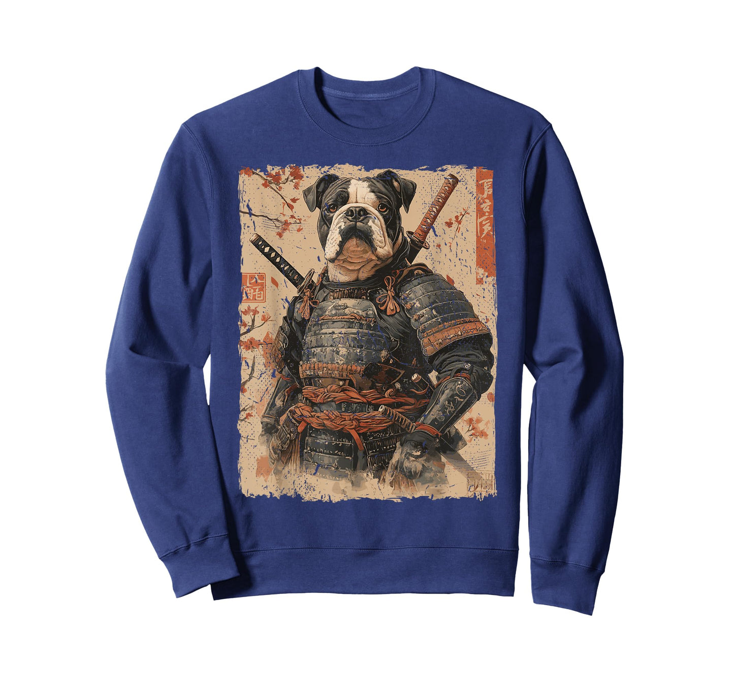 Samurai Dog Warrior Japanese Ukiyo-e Artwork Dog Samurai T-Shirt for Men Women Kids